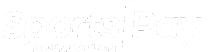 SportsPay Foundation reversed logo